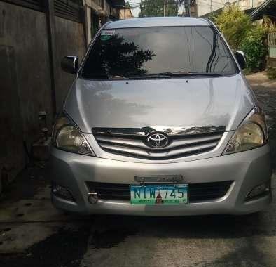 Toyota Innova J 2010 Manual Silver For Sale 
