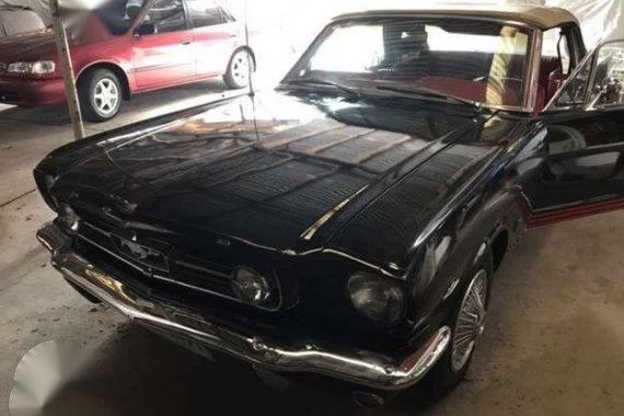 1965 Ford Mustang Manual Black Coupe For Sale 