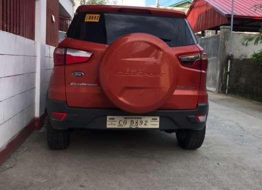 2017 Ford Titanium Ecosport Orange Automatic For Sale 