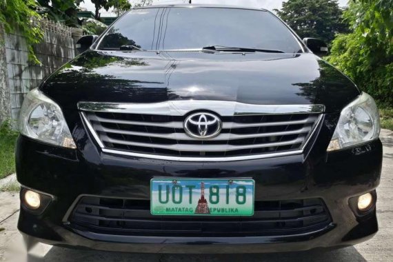 Toyota Innova G 2013 Manual Black For Sale 