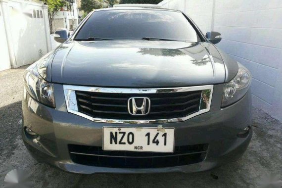 2008 Honda Accord 3.5 V6 AT Gray For Sale 