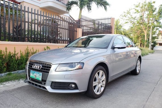 2010 Audi A4 TDi 2.0 TDi 2.0L Silver For Sale 