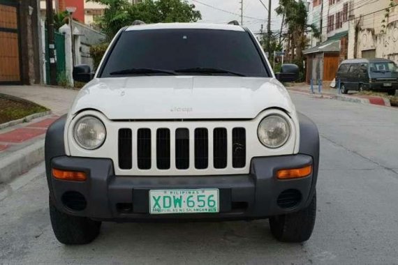 2003 Jeep Liberty 4x4 Matic 4x4 White For Sale 