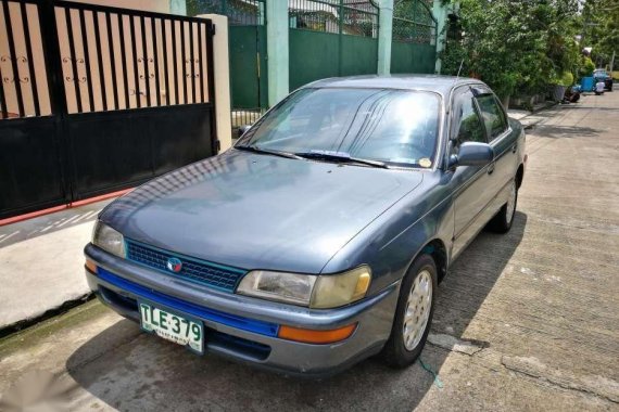 Toyota Corolla Gli 1993 Manual Blue Sedan For Sale 