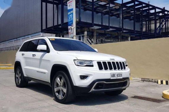 2015 Jeep Grand Cherokee 4x4 White For Sale 