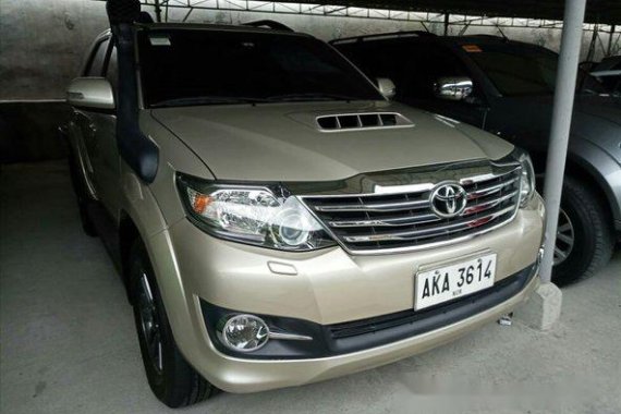 Well-maintained Toyota Fortuner 2015 AT for sale 