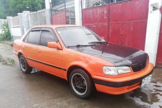 Toyota Corolla Lovelife XE 1998 Orange For Sale 