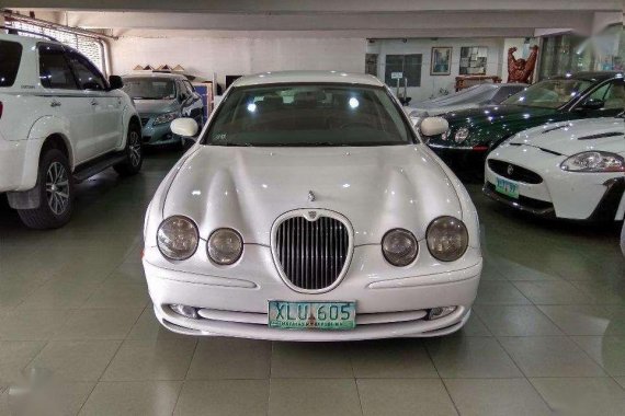 Jaguar S Type 2003 White Sedan For Sale 