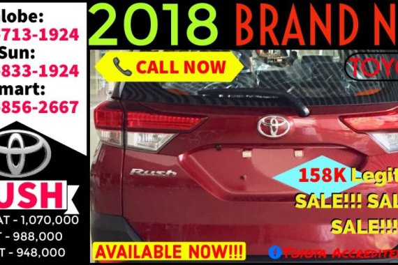 All New Toyota Rush 2018 G AT Top Of The Line Available now Call 09988562667 Brand New Casa Sale
