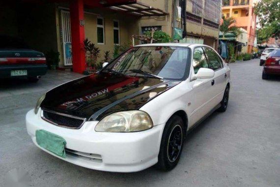 Honda Civic Vtect 1996 White For Sale 