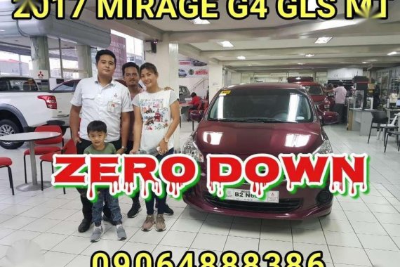 ZERO DOWN! MITSUBISHI Mirage G4 GLS MT 2017!