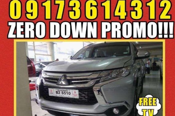 2018 Promo MITSUBISHI Montero sport NO DP FREE TV GLX GLS Premium