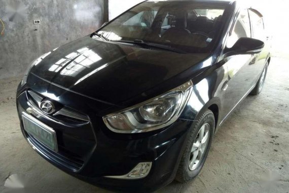 2012 Hyundai Accent 1.4cvvt Phantom Black color