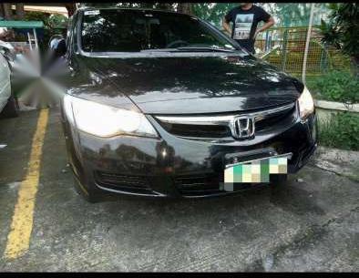 honda civic 2007 18V black sedan for sale 