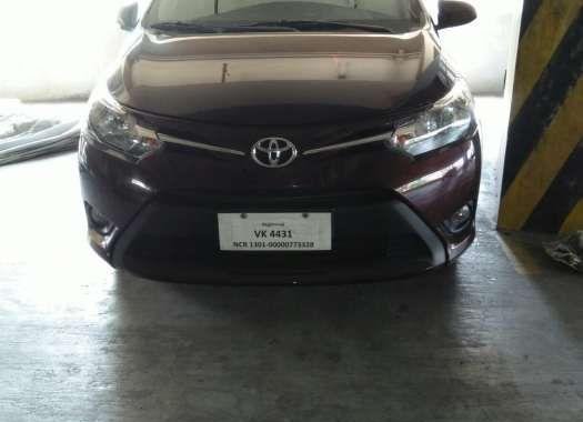 Toyota Vios E 2017 Dual VVTi Red For Sale 