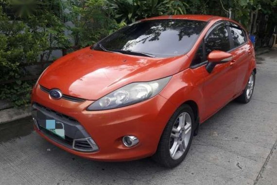 Ford Fiesta 2012 AT Orange For Sale 