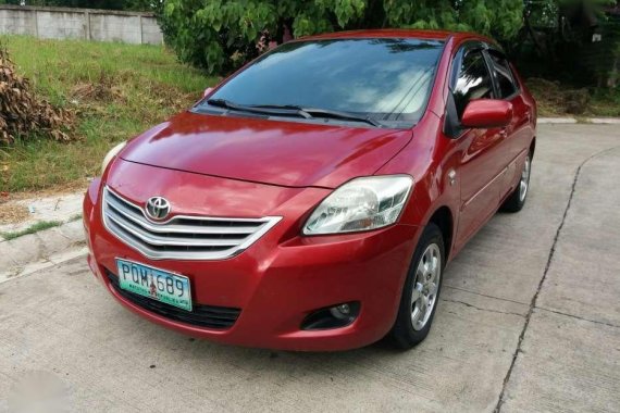 toyota vios manual 2011 red for sale 
