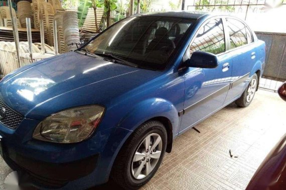 KIA RIO 2008 Blue Sedan For Sale 