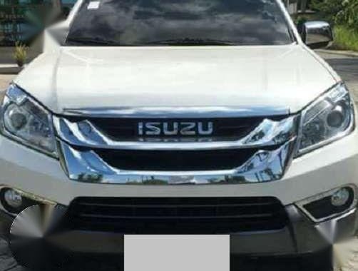 2015 Isuzu Mux 4x2 Diesel White For Sale 