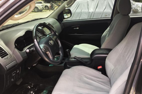 Toyota Fortuner 2015 G AT Gray SUV For Sale 