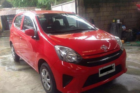 Toyota Wigo 2015 E Red HB For Sale 