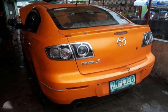 mazda 3 matic model 2008 orange For Sale 