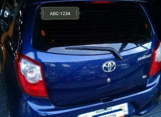 2017 Toyota Wigo Automatic Blue For Sale 