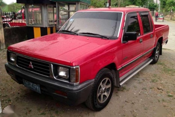 mitsubishi L200 1998 red pickup for sale 