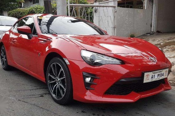 2018 Toyota 86 20 MT Red Coupe For Sale 