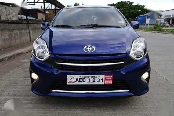 2016 Toyota Wigo G Manual Blue For Sale 