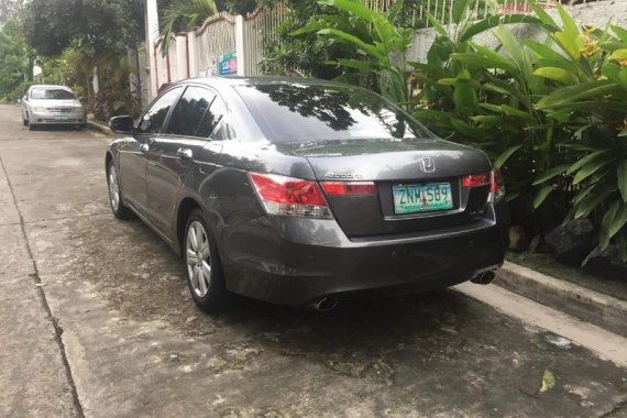 2008 Honda Accord Grey Sedan For Sale 