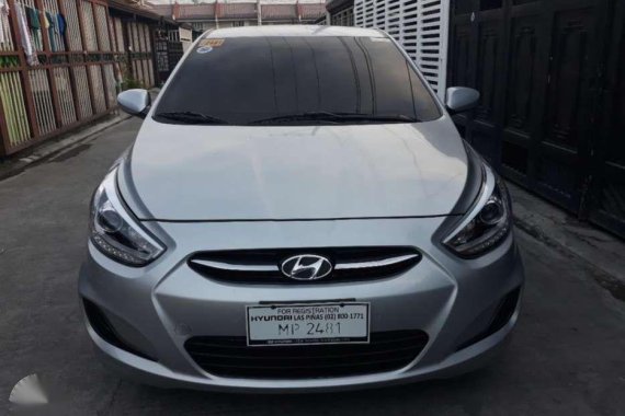 Hyundai Accent Hatchback 2016 AT Silver For Sale 