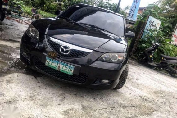 2008 Mazda 3 AT Black Sedan For Sale 