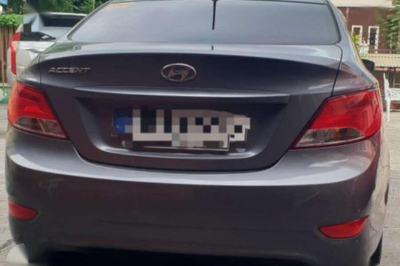 Hyundai accent 2015 AT Gray For Sale 