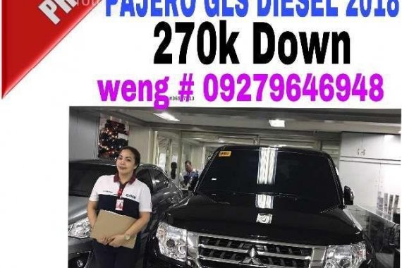 2018 Pajero 270k DP for sale