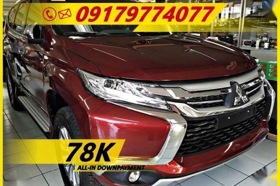 Big sale now at 78K DOWN Mitsubishi Montero Sport Gls Automatic 2018