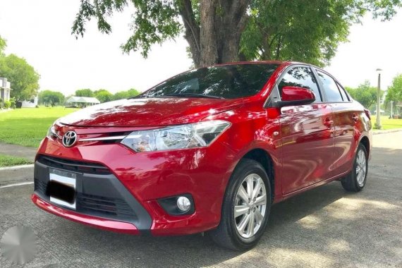2017 Toyota Vios E Automatic Red Gasoline