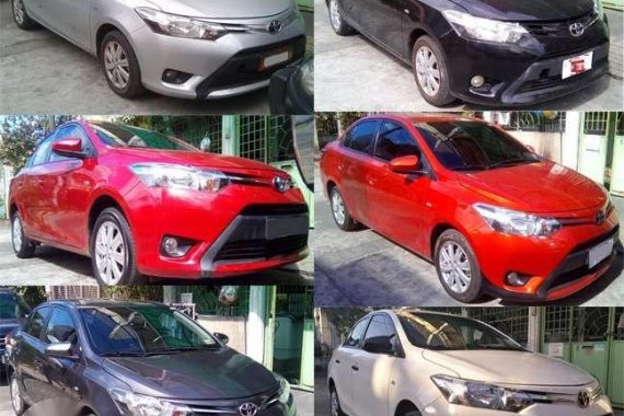 GRab Toyota VIOS 2015 and 2017 AT Mt 
