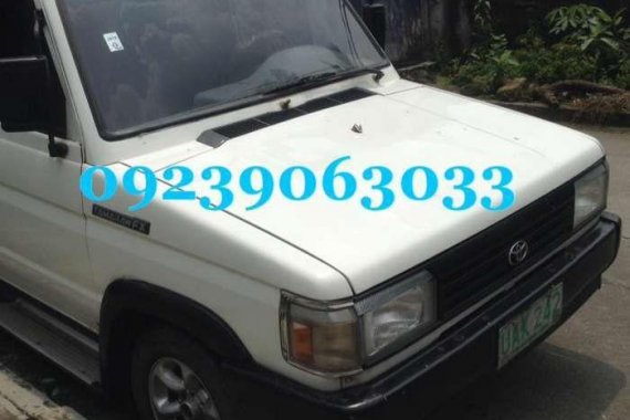 Toyota Tamaraw fx GL, model 1995