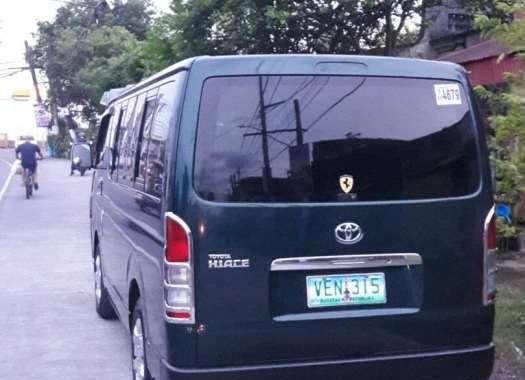 2013 model acquired TOYOTA HIACE 