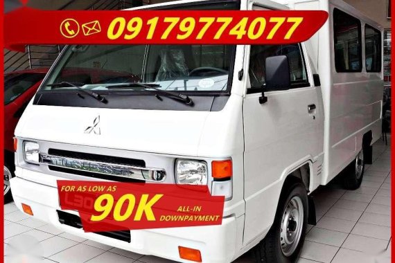 On promo at 90K DP 2018 Mitsubishi L300 FB Exceed Dual Aircon