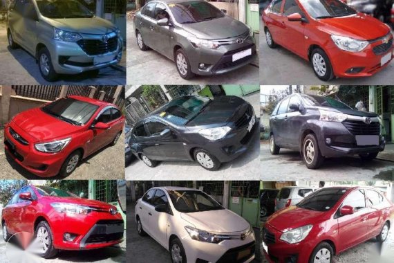 Grab Units Cash or Financing TOYOTA VIOS 2015 AND MORE