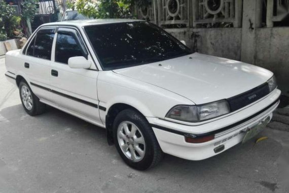 Toyota COROLLA small body 1991 2e engine All manual