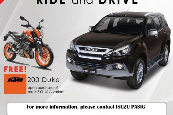 2018 ISUZU MU-X FOR SALE