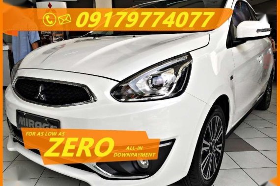 ZERO DOWN 2018 Mitsubishi Mirage Hatchback Glx Manual Gls Automatic