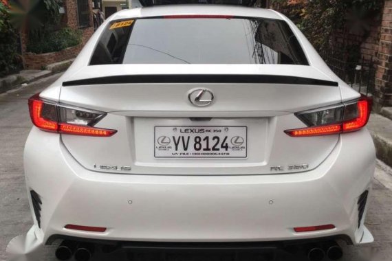 Good as new Lexus RC350 2016 for sale