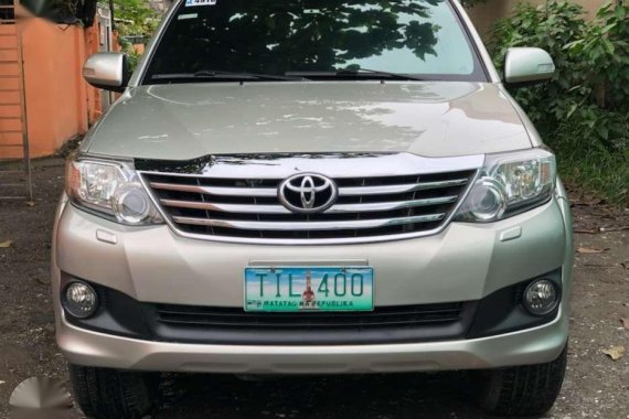 For sale my 2012 Toyota Fortuner  gas