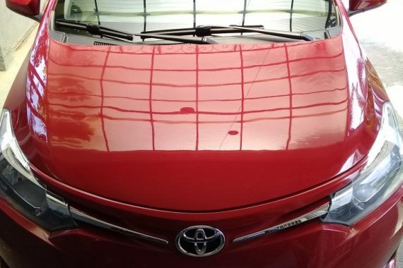 Toyota Vios 2017 E AT Red For Sale 