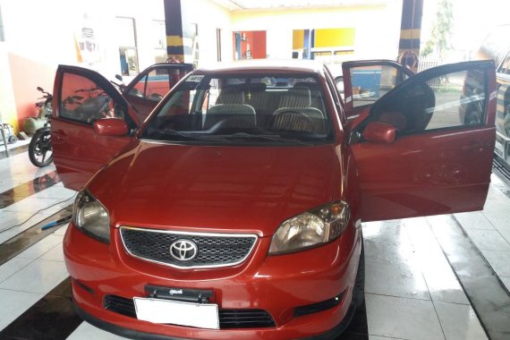 Toyota Vios 1.3E MT Red For Sale 