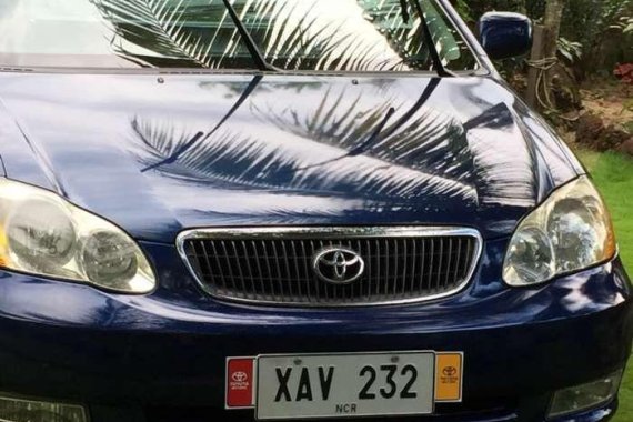 2002 Toyota Corolla Altis E  1.6 E variarant